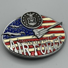 Military Themed Belt Buckle United States Airforce USAF Unisex Belt NOT Included