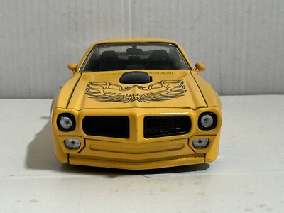 JADA BTM 1972 PONTIAC FIREBIRD TRANS AM YELLOW 1:24 DIECAST CAR