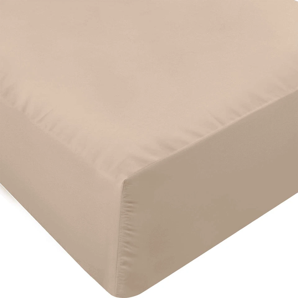 Deep Pocket Fitted Sheet Easy Care Deep Pocket Bed Sheets Utopia Bedding - Image 2 of 4