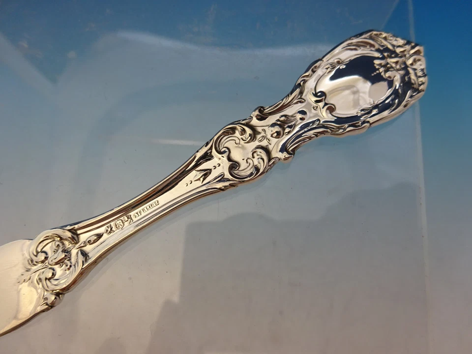 Cuchillo de aguacate Francis I Old de Reed and Barton de plata esterlina hecho a medida 5 5/8 Foto 4 de 4