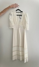 Reformation Ginny Dress | Size 4 | Ivory | New with tags