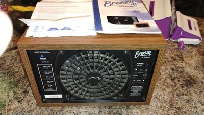 EcoQuest Breeze AT HF Air Purifier Ionizer Various Settings Includes,Remote,Book
