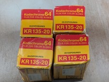 Kodachrome 64 Color Slide Film KR135-20 Expired 1981