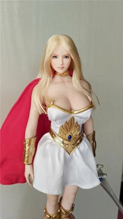 SUPER DUCK 1/6 SET021 Obitsu Head Sculpt Pincess She-Ra For 12" PH LD UD Figure - Image 2 of 4