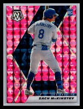 Zach McKinstry Rookie Los Angeles Dodgers 2021 Panini Mosaic #211 Pink Camo