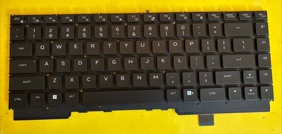 New for DELL Alienware M16 R1 M16 R2 Keyboard RGB Backlit US 08TDGJ