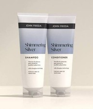 TWIN PACK - John Frieda Shimmering Silver Shampoo AND Conditioner 250ml EACH