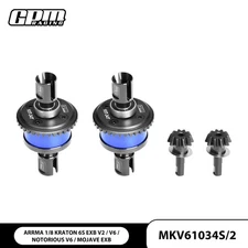 GPM 20CrMnTi Steel 7075 Alu F&R Complete Diffs ARRMA 1/8 Kraton Notorious EXB V6