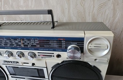 BOOMBOX Sharp GF-5757H Japan Vintage Cassette Player Fully Working