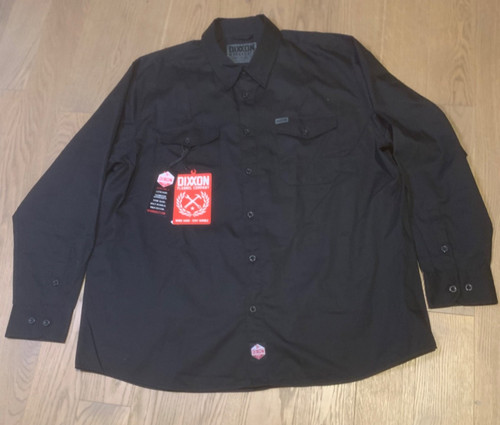 NWT Dixxon Workforce Long Sleeve Button-Up Work Shirt Men’s 3 XL (N02261850)