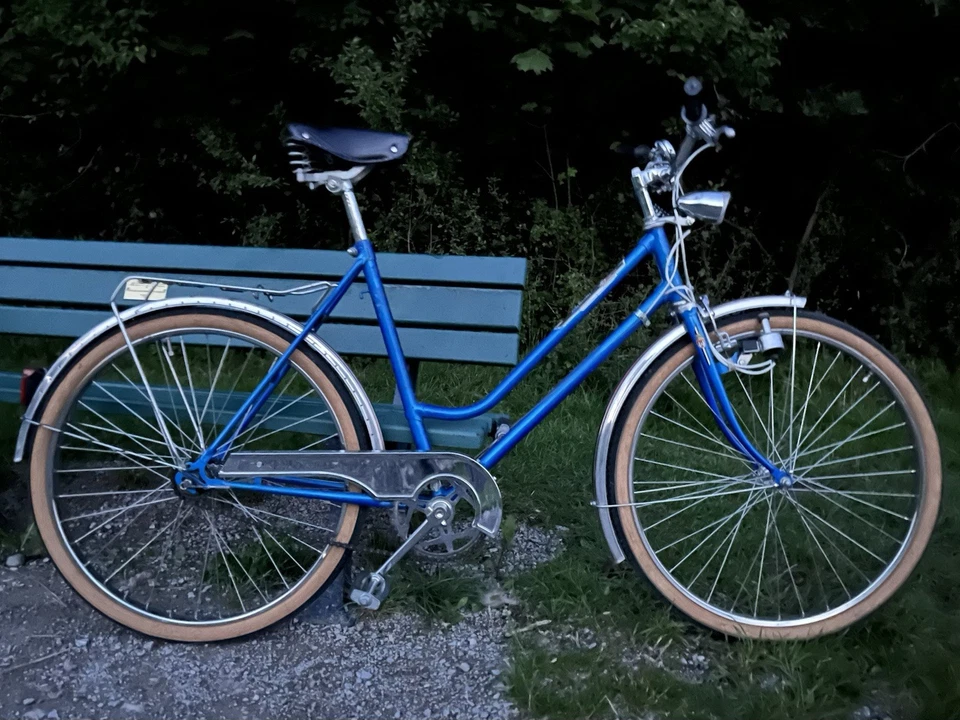 Damenrad von Fürstenkrone, Original Zustand, blau, Torpedo 3 Gang