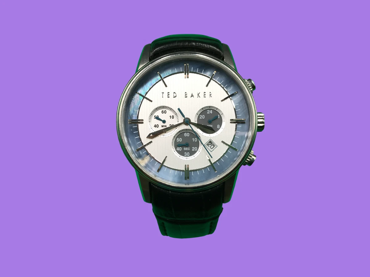 Ted Baker Orologio Donna HANNAHH – Quadrante Scintillante E Bracciale Bicolore