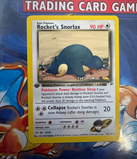 Wizards of the Coast Pok�mon TCG Gym Heroes 1st Ed Rocket's Snorlax 33/132