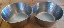 Round Hammered Metal Bowl, 4" diameter, made in India