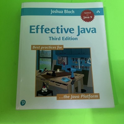Effective Java (3rd Edition) - Paperback By Bloch, Joshua - Like New