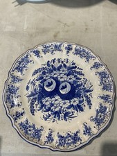 Piatto ceramica Rossi Gubbio
