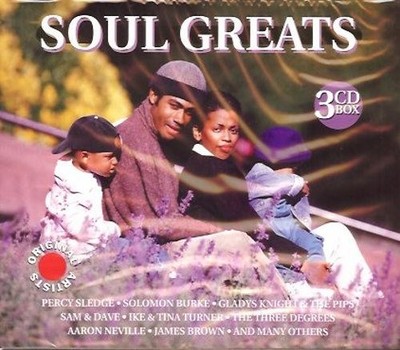 V/A Soul Greats - 3 CD-Set, Sam & Dave, Ike & Tina Turner, James Brown u.v.a.