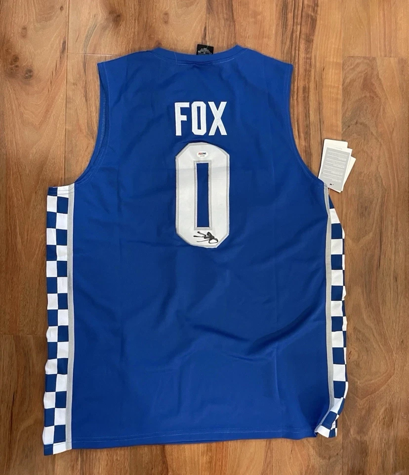 De’Aaron Fox Kentucky, Hardaway Magic, Allan Houston Volunteers Signed Jerseys - Image 3 of 4