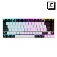Sharkoon Sgk50 S3 White Gateron Yellow Tastatur 85 Tasten 4044951039692