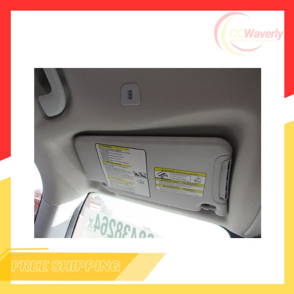 2015-2020 Jeep Renegade Driver Side Grey Visor w/Illumination w/o Sunroof Gray Foto 2 de 3