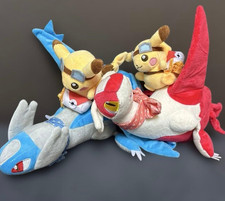 Pokemon Center Pikachu Riding On Latias Latios Big Ver Plush Doll Stuffed Toy