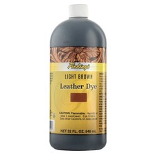 Fiebings Leather Dye 32 oz 1 Quart - Light Brown