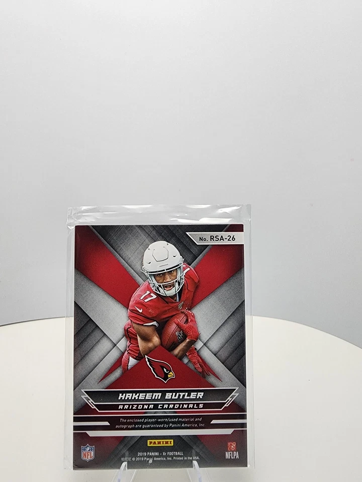 2019 Panini XR - Rookie Swatch Autographs Hakeem Butler #RSA-26 /199 (AU,... - Image 2 of 3