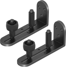 Sliding Barn Door Floor Guide, Adjustable Rollers Barn Door Hardware, Flush Flat