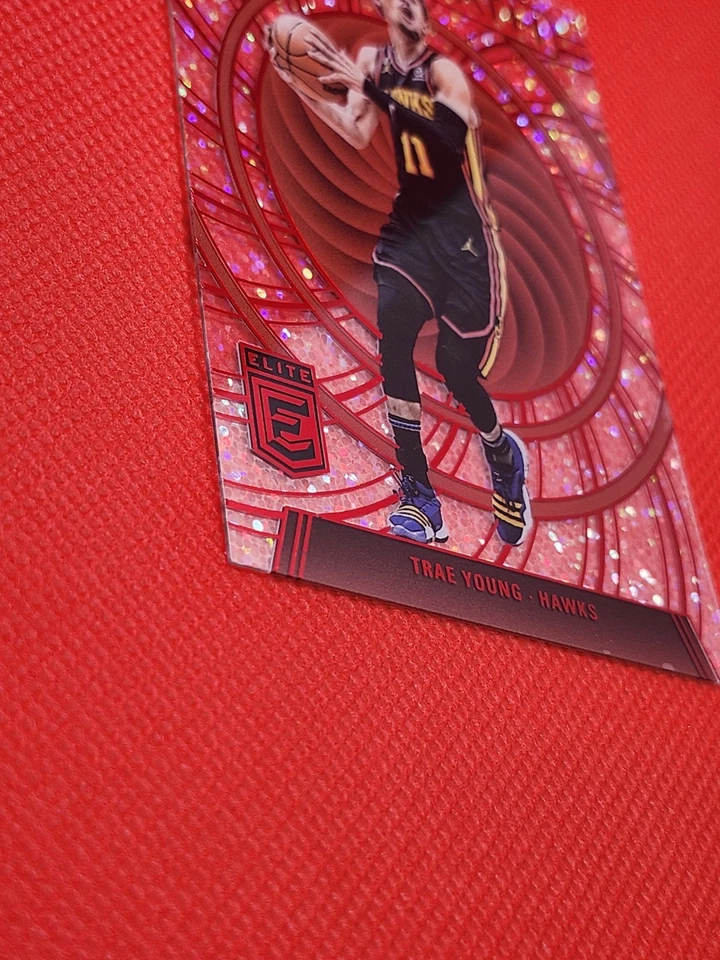 2023-24 Donruss Elite Clear Path Red International Trae Young #20 - Image 4 of 4