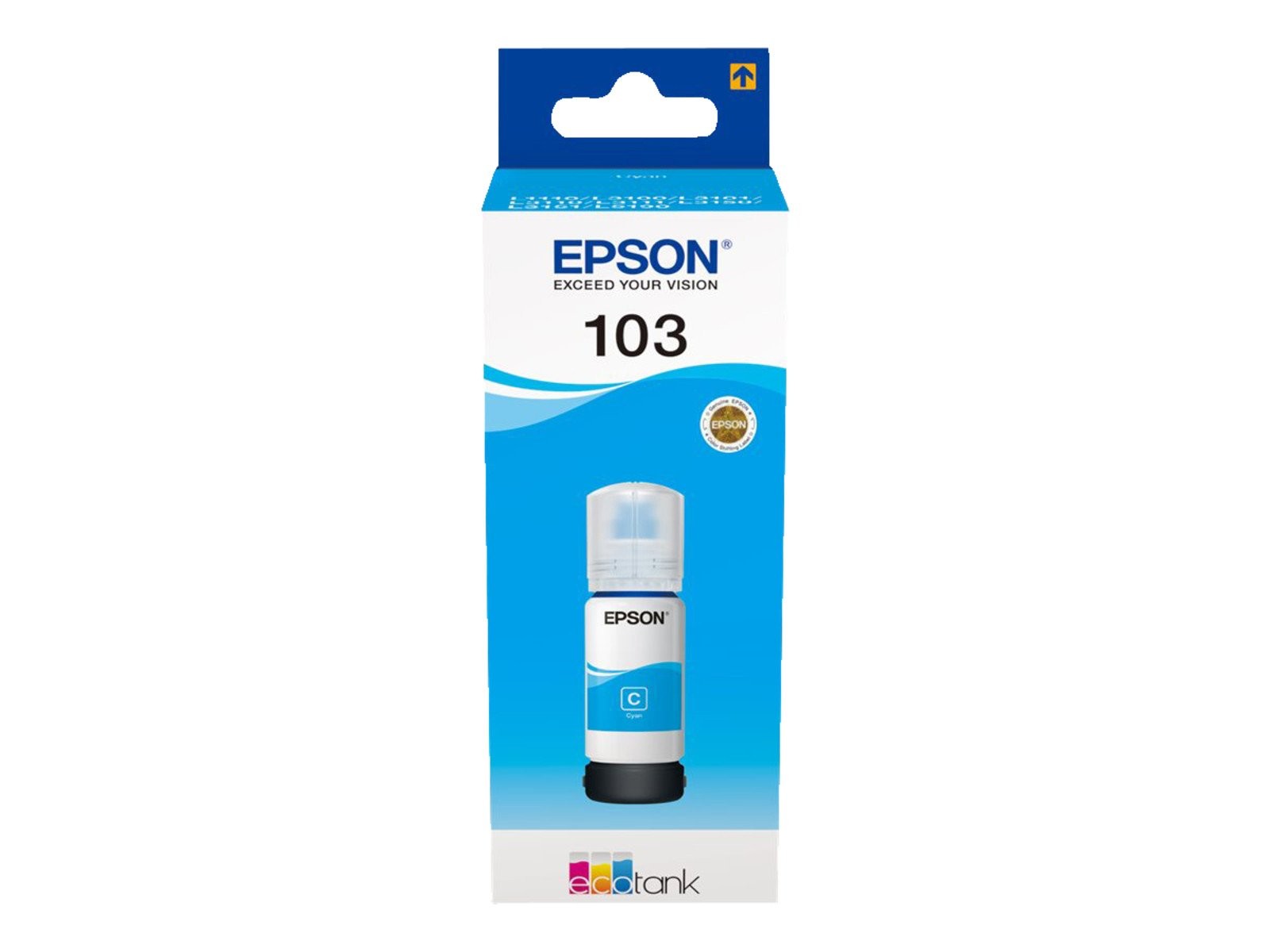 EPSON EcoTank 103 Голубой C13T00S24A10 для начальной загрузки 2190₽