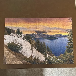 Crater Lake National Park 1000 Piece Jigsaw Puzzle Professor Puzzle New