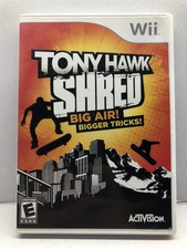 Tony Hawk: Shred Big Air! Bigger Tricks! - Nintendo Wii - Complete - Free Ship