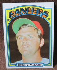 13434 1972 TOPPS DENNY MCLAIN #210