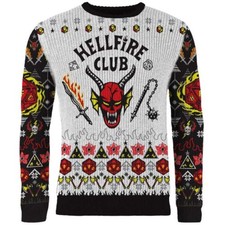 Image of Stranger Things: Hellfire Club Christmas Jumper (Size XL)