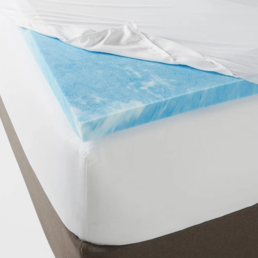 Queen Cool Touch Memory Foam 2" Mattress Topper - Threshold