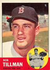 BOB TILLMAN 1963 TOPPS BASEBALL #384