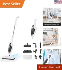 Effortless Cleaning with 10-in-1 Handheld Steam Mop - 1200W Versatile Cleaner