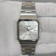 Casio Collection Analog MTP-B185D-7AVDF Silver Dial New Full Set Men's Watch