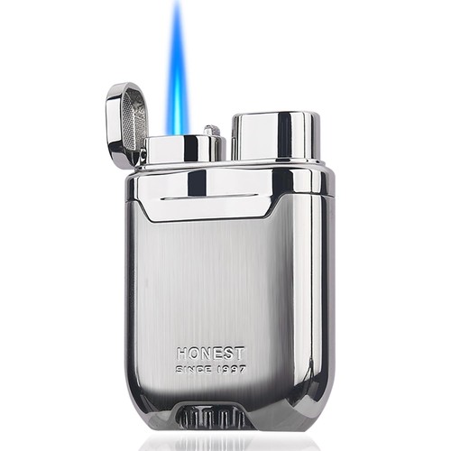 Torch Lighter Butane Windproof Lighter Mens Gifts Lighter for Candle Camping ...