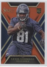 2014 Panini Select Rookies Orange Prizm 62/75 Kevin Norwood #166 1p5