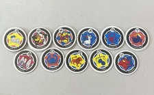Lot Of 21 Zodiac Pogs Pog Milk Caps Some Multiples Incomplete As Shown Used ROC