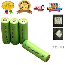 4-Pack 1.2V Rechargeable NiMH AA Batteries - Long-Lasting Power for Solar Use 7.99 per battery