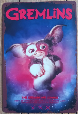 Gremlins Metall Wandschild
