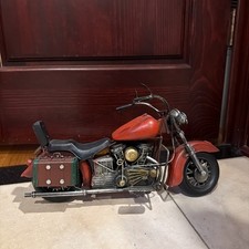 NEW Red Vintage Bike for Interior Decor 12  Table Display Decoration