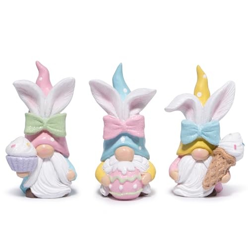 Easter Bunny Gnomes Decorations Spring Spring Table Centerpiece Gifts Set of - Picture 4 of 7