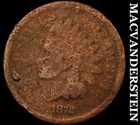 1872 Indian Head Cent- Scarce Key Date No Reserve #J1336