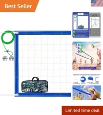 32x3FT Professional Volleyball Net - Heavy Duty & Portable Outdoor Use