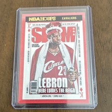 Panini 2021-22 NBA Hoops Slam Insert LeBron James Cavaliers Card #93