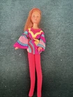 Vintage 1971 Mattel Rock Flowers Lilac Doll 6.5 Mini Fashion Doll Red Sunglasses