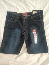 Girls Arizona Dark Wash Skinny Jeans Size 16 Jeggings Adjustable Waist NWT